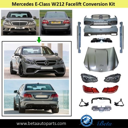 كيت تحويلة E class (2010) w212 to E class (2014) w212 Facelift Amg 63 Design