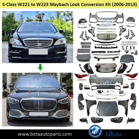 تحويلة كاملة S class 2007 upgrade to 2023 Maybach Style 