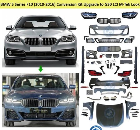 كيت تحويلة كامل Bmw 5 Series F10 (2010-2017)to 5 Series 2022 G30