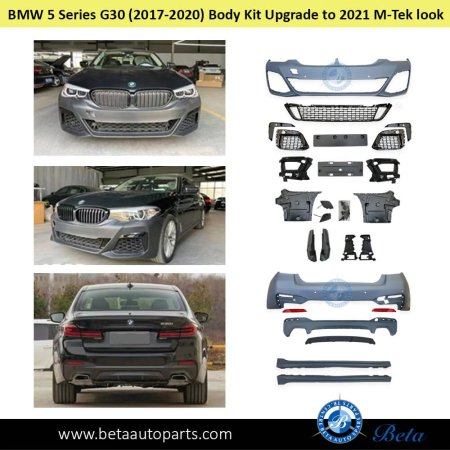 كيت تحويل Bmw 5 Series (2017+) G30 upgrade to 5 Series (2022) G30 Facelift M-Technik Design  