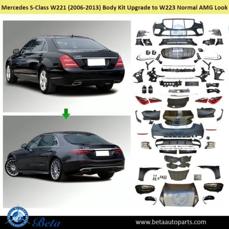 تحويلة كاملة S class 2007 upgrade to 2023 Amg S65 Style