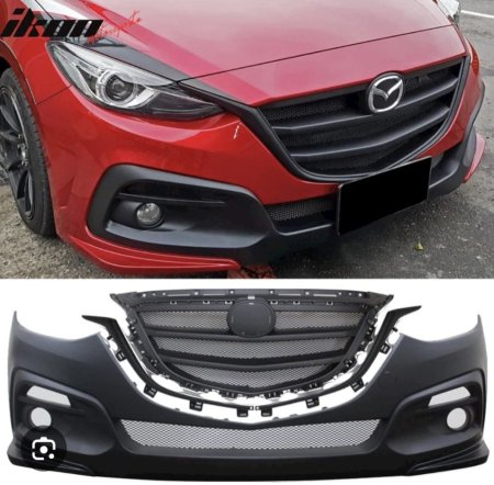 طمبون امامي Mazda 3 (2014) KS-Design 