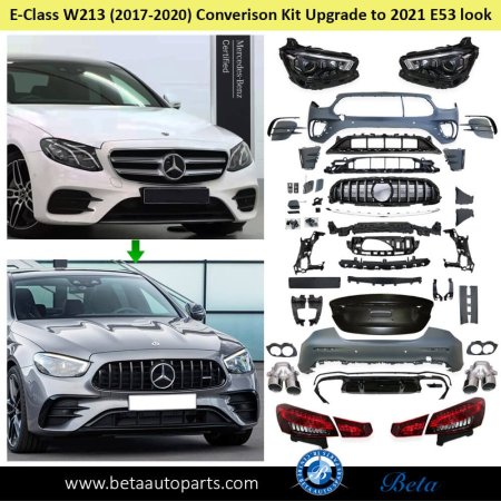 تحويلة كاملة E class (w213) 2016 upgrade to 2021 Amg E53 Style