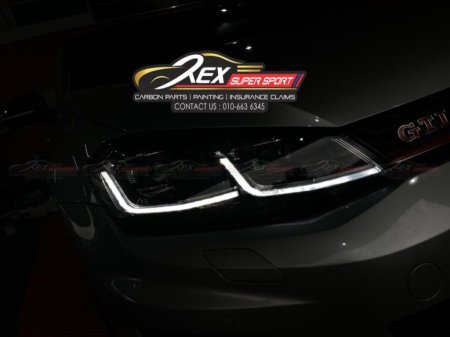 ضوء امامي front light  Golf MK7 (2013-2016) style Mk7.5 (2017+)  R