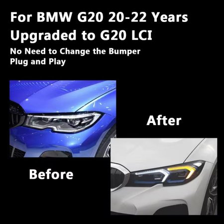 ضوء امامي Bmw 3 Series (2018-2022) G20 -2023 laser-Style