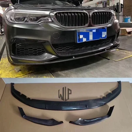 شفة الفئة الخامسة /Front Lip Bmw 5 Series (2018+)G30  - Carbon /كربون